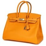 PRE-OWNED HERMÈS BIRKIN 35 JAUNE D'OR CANDY EPSOM PERMABRASS HARDWARE