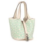 HERMÈS MICRO PICOTIN LOCK 14 LUCKY DAISY NATA SWIFT PALLADIUM HARDWARE