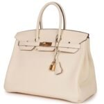 HERMÈS BIRKIN 35 NATA CLEMENCE GOLD HARDWARE