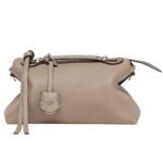 FENDI BY THE WAY SELLERIA MEDIUM MAUVE SELLERIA BAG WITH 192 HAND-SEWN TOPSTITCHES