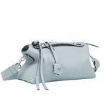 FENDI BY THE WAY SELLERIA MEDIUM MAUVE SELLERIA BAG WITH 192 HAND-SEWN TOPSTITCHES