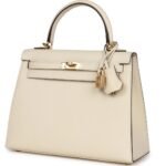 HERMÈS KELLY SELLIER 25 NATA EPSOM GOLD HARDWARE