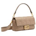 FENDI BAGUETTE NAPPA LEATHER BAG