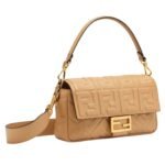 FENDI BAGUETTE NAPPA LEATHER BAG