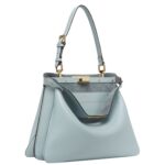 FENDI PEEKABOO SOFT MEDIUM LEATHER BAG
