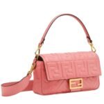 FENDI BAGUETTE NAPPA LEATHER BAG