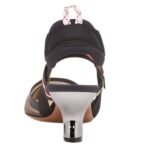 FENDI COLIBRÌ MULTICOLOR TECH MESH MEDIUM HEEL SLINGBACKS