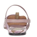 FENDI COLIBRÌ LITE MAUVE PINK FF JACQUARD VELVET FLATS