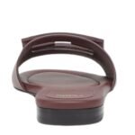 FENDI BAGUETTE LEATHER SLIDES