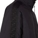 FENDI WINDBREAKER BLACK NYLON JACKET