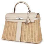 HERMÈS PICNIC KELLY 35 NATA SWIFT PALLADIUM HARDWARE
