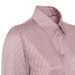 FENDI SHIRT MAUVE PINK FF SILK SHIRT (Copy)