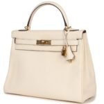 PRE-OWNED HERMÈS KELLY RETOURNE 32 NATA CLEMENCE GOLD HARDWARE