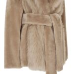 FENDI COAT BEIGE SHEEPSKIN COAT