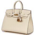 HERMÈS BIRKIN SELLIER 25 NATA EPSOM GOLD HARDWARE