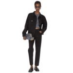 FENDI JACKET BLACK FF DENIM JACKET