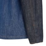 FENDI JACKET BLUE TWO-TONE DENIM JACKET