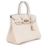 HERMÈS BIRKIN 30 NATA CLEMENCE GOLD HARDWARE
