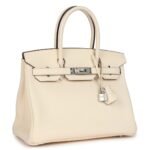 HERMÈS BIRKIN 30 NATA CLEMENCE PALLADIUM HARDWARE