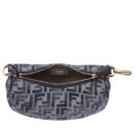 FENDIGRAPHY MINI BLUE CHENILLE MINI-BAG