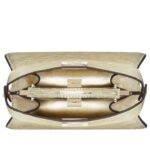 FENDI PEEKABOO ISEEU PETITE CHAMPAGNE COLORED METALLIC OSTRICH LEATHER BAG (Copy)