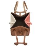 FENDI ORIGAMI MINI MULTICOLOR LEATHER BAG THAT CAN BE TRANSFORMED