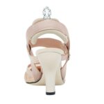 FENDI COLIBRÌ NUDE LEATHER AND SLINGBACKS WITH HIGH HEEL