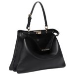 FENDI PEEKABOO SOFT LARGE LEATHER BAG