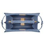 FENDI PEEKABOO ISEEU PETITE BLUE STINGRAY LEATHER BAG