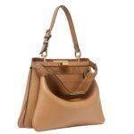 FENDI PEEKABOO SOFT MEDIUM LEATHER BAG