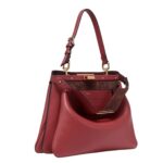 FENDI PEEKABOO SOFT MEDIUM LEATHER BAG