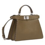 FENDI PEEKABOO ISEEU SMALL SELLERIA BAG WITH 556 HAND SEWN STITCHES