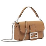 FENDI BAGUETTE MINI SELLERIA BAG WITH 309 HAND-SEWN TOPSTITCHES