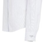 FENDI SHIRT WHITE COTTON STRIPED SHIRT