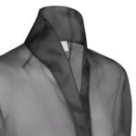 FENDI SHIRT BLACK ORGANZA SHIRT