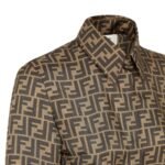FENDI TOP BROWN FF TWILL TOP