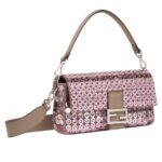 FENDI BAGUETTE BAG EMBROIDERED WITH SEQUINS AND RHINESTONES