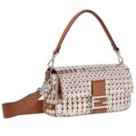 FENDI BAGUETTE BAG EMBROIDERED WITH SEQUINS AND RHINESTONES