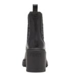 FENDI DOMINO BLACK LEATHER BIKER BOOTS