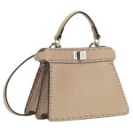 FENDI PEEKABOO ISEEU PETITE SELLERIA BAG WITH 306 HAND SEWN STITCHES