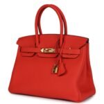 HERMÈS BIRKIN 30 CAPUCINE TOGO GOLD HARDWARE
