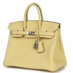 HERMÈS BIRKIN 25 JAUNE POUSSIN TOGO PALLADIUM HARDWARE