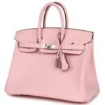 HERMÈS BIRKIN 25 ROSE SAKURA SWIFT PALLADIUM HARDWARE