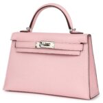 HERMÈS KELLY SELLIER 20 ROSE SAKURA CHEVRE MYSORE PALLADIUM HARDWARE
