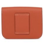 HERMÈS CONSTANCE SLIM WALLET BRIQUE EVERCOLOR PALLADIUM HARDWARE
