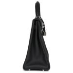PRE-OWNED HERMÈS KELLY RETOURNE 32 PLOMB CLEMENCE PALLADIUM HARDWARE