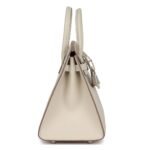 HERMÈS BIRKIN SELLIER 25 CRAIE EPSOM PALLADIUM HARDWARE