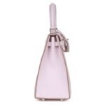 HERMÈS KELLY SELLIER 25 MAUVE PALE EPSOM PALLADIUM HARDWARE