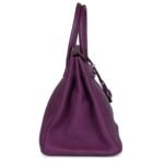 PRE-OWNED BIRKIN 35 ANEMONE TOGO PALLADIUM HARDWARE