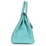 HERMÈS BIRKIN 35 BLEU ATOLL TOGO GOLD HARDWARE